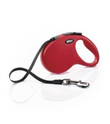 Flexi Fun L Tape 5m Red Retractable Dog Leash