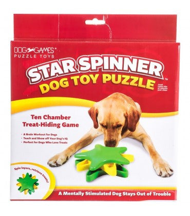 Kyjen Dog Game Star Spinner Treat Dog Toy