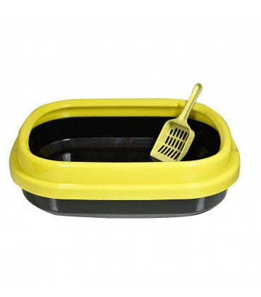 HUFT Cat Litter Tray - Yellow