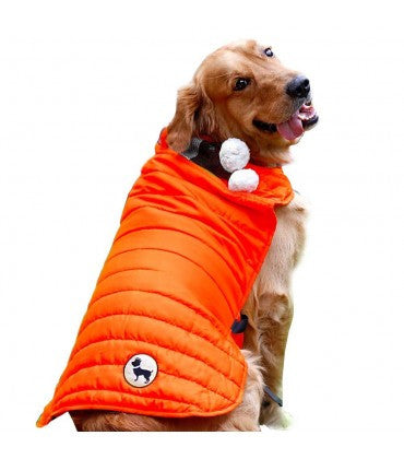 HUFT Madison Dog Jacket-Orange-4XL