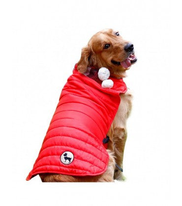 HUFT Madison Dog Jacket-Red-5XL