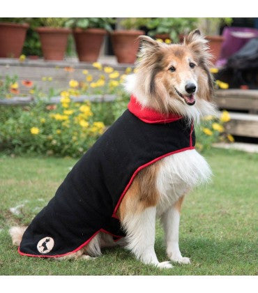 HUFT classic dog Jacket-Black-L