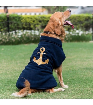 HUFT Navy Sailor Dog Jacket-Blue-2XL