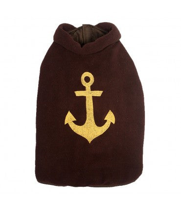 HUFT Brown Sailor Dog Jacket- XL