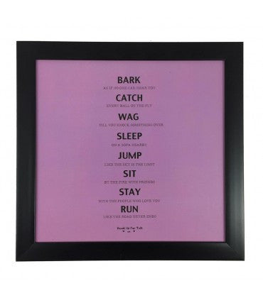 HUFT Bark Framed Poster