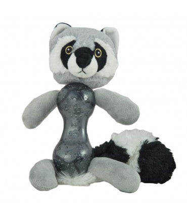 HUFT Raccoon Plush Dog Toy