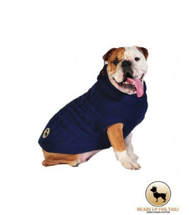 HUFT Woolies: Dog Sweater-Blue-4XL