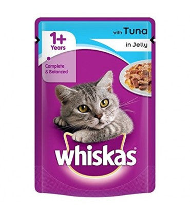 Whiskas Adult Wet Cat Food Jelly with Tuna 12 Pack