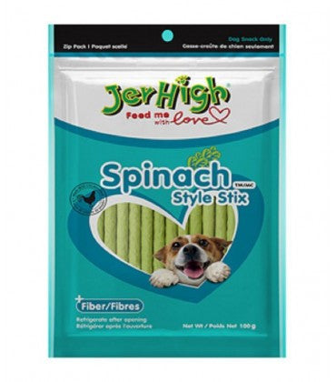 Jer High Spinach Dog Treat 100 g