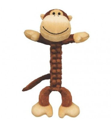 Kong Braidz Monkey Dog Toy - Medium