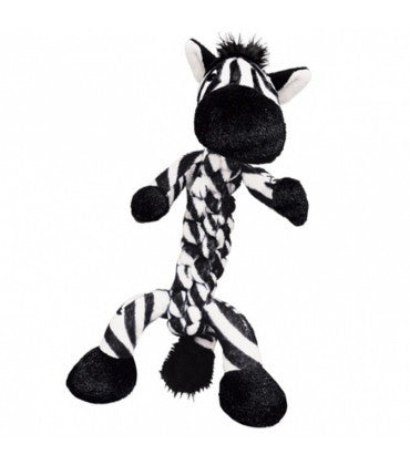 Kong Braidz Zebra Dog Toy - Medium