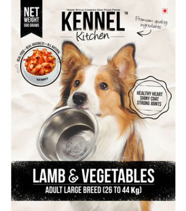 Kennel Kitchen Lamb & Veg Adult Large Breed Dog Food 500 g