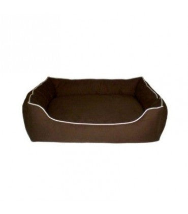 Dog Gone Smart Lounger Dog Bed 26" x 24" Brown S-M