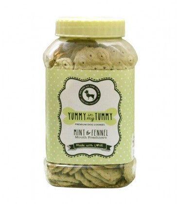 HUFT Yummy In my Tummy Mint and Fennel-Dog Biscuits 320 gms