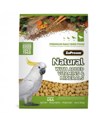 Zupreem Natural Blend Bird Food Large