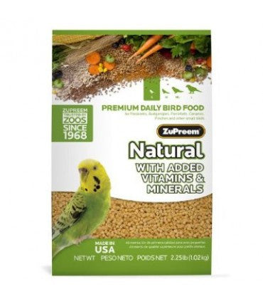 Zupreem Natural Blend Bird Food Small