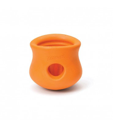 West Paw Design Zogoflex Toppl Dog Toy Small Tangarine Orange