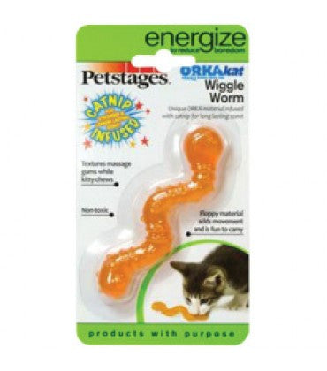 Petstages ORKA Kat Wiggle Worm Cat Toy