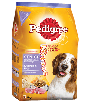 Pedigree Adult Senior Chicken & Rice Dog Food - 1.2 kg