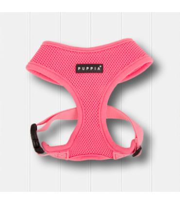 Puppia Soft Air-Mesh Dog Harness Pink L