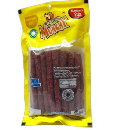 PNC MUnchy Twisted Stick Mutton Dog Treats 1 kg