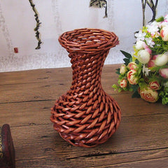 AAA Wicker Handicraft Vase European-Style Flower Vase For Wedding And Home Decoration Trophy Slender Waist 2 Choose 1