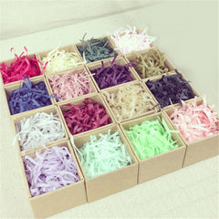 AAA 1Pack Basket Shredded Tissue Paper Grass Filler Wedding Party Gift Multi Color Fashion Craft Shredded Crinkle Paper