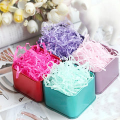 AAA 1Pack Basket Shredded Tissue Paper Grass Filler Wedding Party Gift Multi Color Fashion Craft Shredded Crinkle Paper