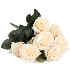 AAA 10 Heads Artificial Rose Flower Bridal Bouquet 6 Color Wedding Pretty Charming Lovely Cute Home Decor