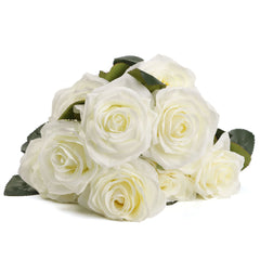 AAA 10 Heads Artificial Rose Flower Bridal Bouquet 6 Color Wedding Pretty Charming Lovely Cute Home Decor
