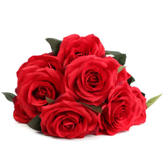AAA 10 Heads Artificial Rose Flower Bridal Bouquet 6 Color Wedding Pretty Charming Lovely Cute Home Decor