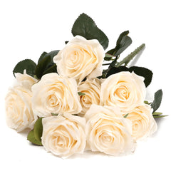 AAA 10 Heads Artificial Rose Flower Bridal Bouquet 6 Color Wedding Pretty Charming Lovely Cute Home Decor