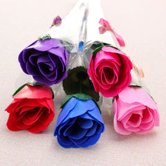 AAA Artificial Handmade Rose Colourful Wedding Party Decoration C-reative Valentine Romantic Birthday Gifts To Girlfriend 10Pcs