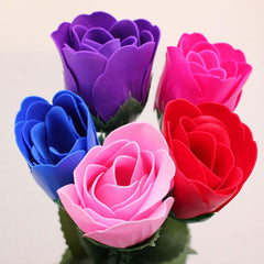 AAA Artificial Handmade Rose Colourful Wedding Party Decoration C-reative Valentine Romantic Birthday Gifts To Girlfriend 10Pcs