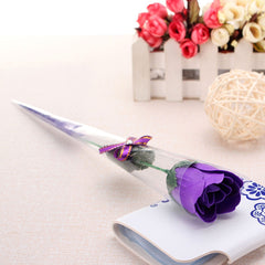 AAA Artificial Handmade Rose Colourful Wedding Party Decoration C-reative Valentine Romantic Birthday Gifts To Girlfriend 10Pcs