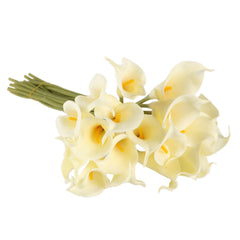 AAA 10pcs/set New Arrival Calla Lily Home decoration Flower Artificial Flower Bridal Bouquet Wedding Party Flower Craft