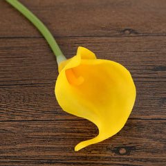 AAA 10pcs/set New Arrival Calla Lily Home decoration Flower Artificial Flower Bridal Bouquet Wedding Party Flower Craft