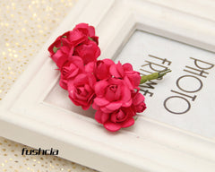 AAA Paper Flowers Wedding decoration Mini Rose Flower Hand Made Small Wedding Bouquet Scrapbooking Christmas Decor