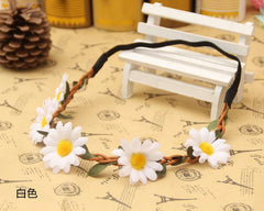 AAA Flower Crown Headband Beautiful Rose Flower Headbands For Girls  Wedding Floral Garland Tourism Garland  For Women