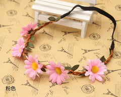 AAA Flower Crown Headband Beautiful Rose Flower Headbands For Girls  Wedding Floral Garland Tourism Garland  For Women