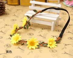 AAA Flower Crown Headband Beautiful Rose Flower Headbands For Girls  Wedding Floral Garland Tourism Garland  For Women