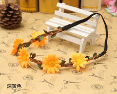 AAA Flower Crown Headband Beautiful Rose Flower Headbands For Girls  Wedding Floral Garland Tourism Garland  For Women