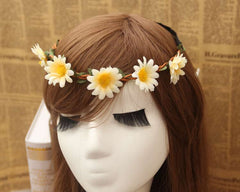 AAA Flower Crown Headband Beautiful Rose Flower Headbands For Girls  Wedding Floral Garland Tourism Garland  For Women