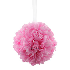 AAA 10pcs/lot Silk Rose Flower Ball Wedding Flowers Balls Artificial Flowers Hanging Kissing Balls for Wedding Decoration 15cm