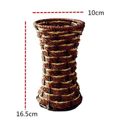 AAA 16.5*10cm Plant Vase Container Flower Basket Design Wrought Iron Frame Pastorale Pastorale Home Weddding Decoration