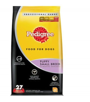 Pedigree Puppy Small Breed (Prof) 1.2 Kg, Puppy Food