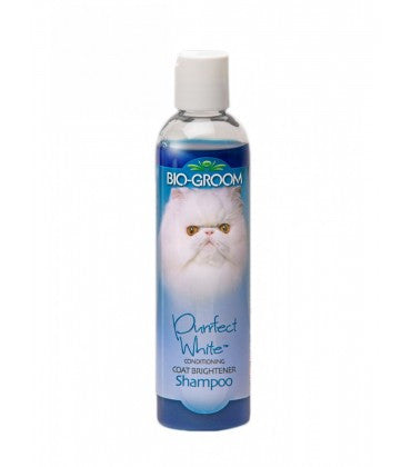 Bio-Groom Purrfect White Cat Shampoo Brightens Coat 236 ml