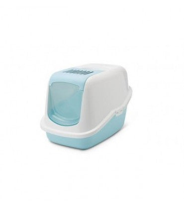 Savic Nestor Cat Toilet Retro Blue- Cat liiter tray