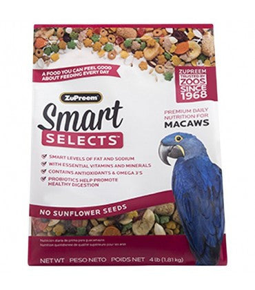 Zupreem Smart Select Macaws LP Bird Food