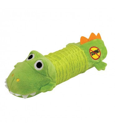 Petstages Stuffing Free Big Squeak Gator Dog Toy